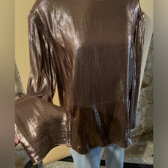 Lanvin Metallic Blouse - Picture 3 of 10